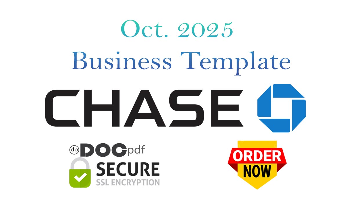 Chase Bank Business Statement Oct 2025